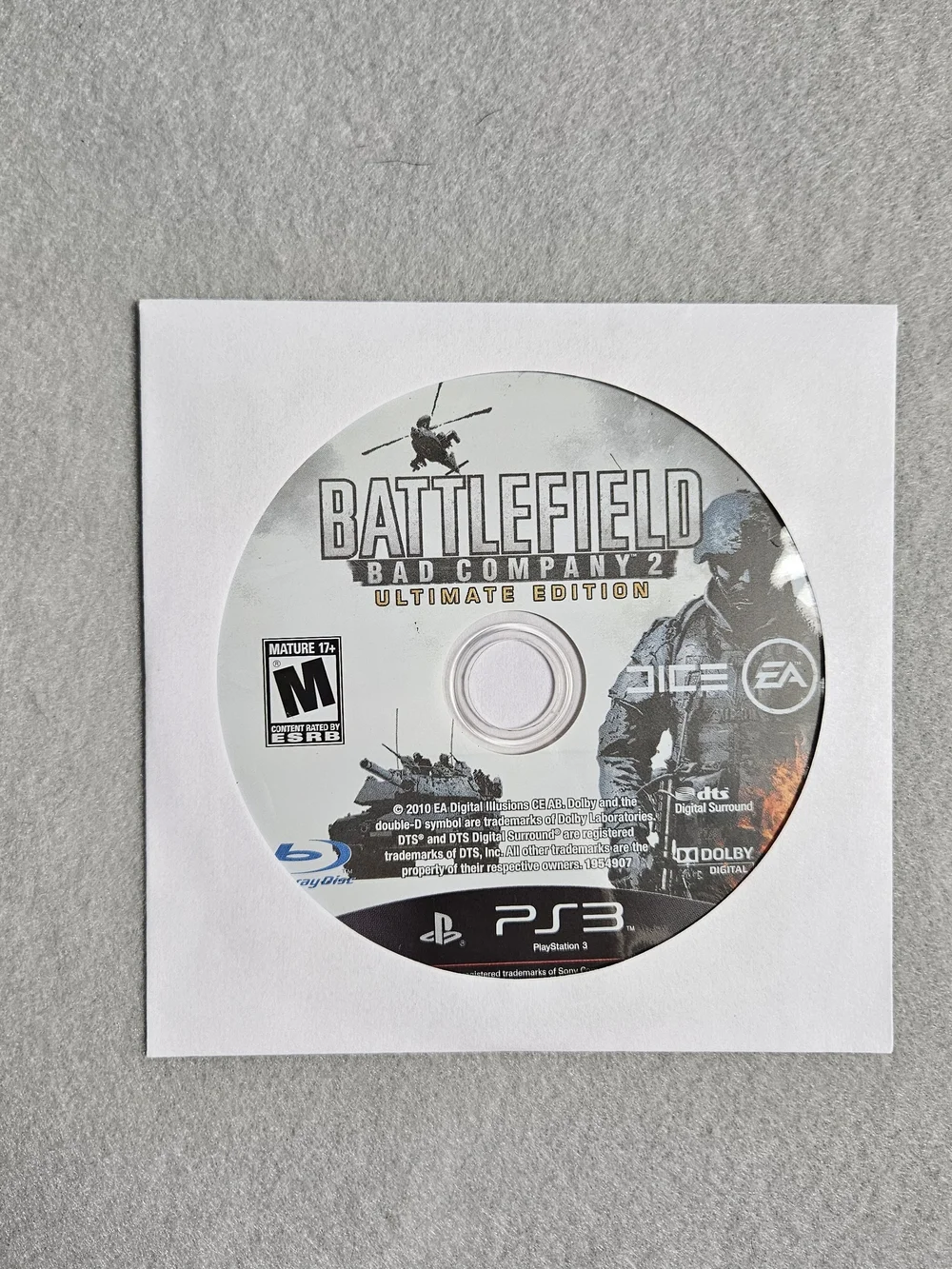 Battlefield Bad Company 2 Ultimate Edition PS3 Disc Only